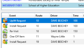 Ad-hoc and one-off service scheduling