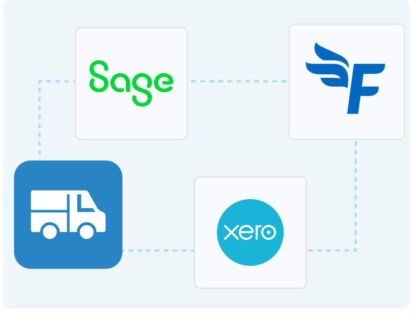 Integrated invoicing with Xero, Sage and QuickBooks
